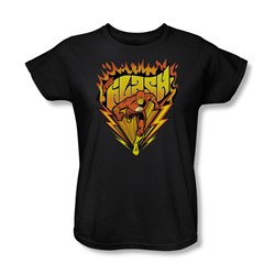 Dc Comics - Blazing Speed Womens T-Shirt In Black