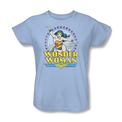 Dc Comics - Star Of Paradise Island Womens T-Shirt In Light Blue
