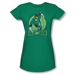 Dc Comics - Green Lantern Juniors T-Shirt In Kelly Green