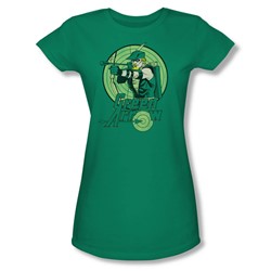 Dc Comics - Green Arrow Juniors T-Shirt In Kelly Green