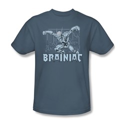 Dc Comics - Braniac Adult T-Shirt In Slate