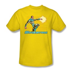 Dc Comics - Sinstro Adult T-Shirt In Yellow