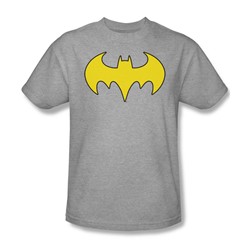 Dc Comics - Batgirl Logo Adult T-Shirt In Silver