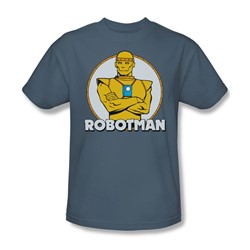 Dc Comics - Robotman Adult T-Shirt In Slate