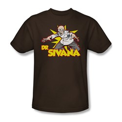 Dc Comics - Dr. Sivana Adult T-Shirt In Coffee