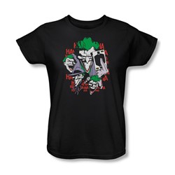 Dc Comics - Four Of A Kind Womens T-Shirt In Black