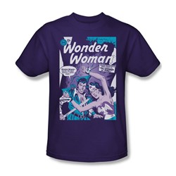 Dc Comics - Human Shield Adult T-Shirt In Purple