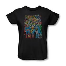 Dc Comics - Original Universe Womens T-Shirt In Black