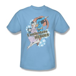 Dc Comics - Fickle Adult T-Shirt In Light Blue