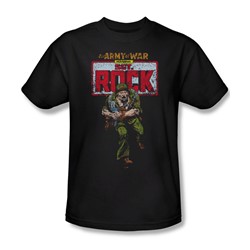 Dc Comics - Sgt. Rock Adult T-Shirt In Black