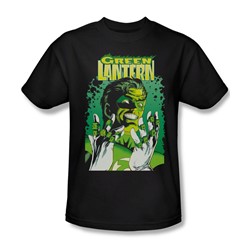 Justice League - Gl #49 Cover Adult T-Shirt In Black
