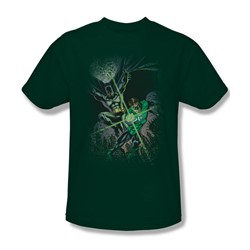Justice League - Brave And The Bold #1 Adult T-Shirt In Hunter Green