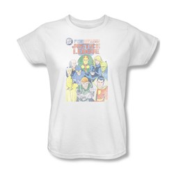 Justice League - Justice League #1 Cover Womens T-Shirt In White