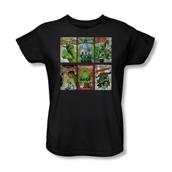 Green Lantern - Gl Covers Womens T-Shirt In Black
