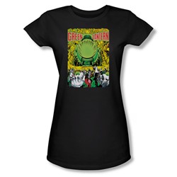 Green Lantern - Gl #200 Cover Juniors T-Shirt In Black
