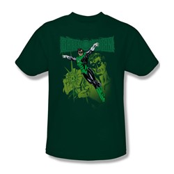 Green Lantern - Gl #166 Cover Adult T-Shirt In Hunter Green