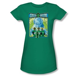 Green Lantern - Gl #184 Cover Juniors T-Shirt In Kelly Green