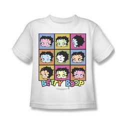 Betty Boop - She's Got The Look Juvee T-Shirt In White