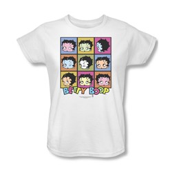 Betty Boop - She's Got The Look Womens T-Shirt In White
