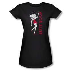 Betty Boop - Classic Juniors T-Shirt In Black