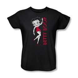 Betty Boop - Classic Womens T-Shirt In Black