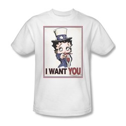 Betty Boop - Auntie Boop Adult T-Shirt In White