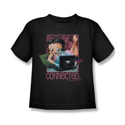 Betty Boop - Connected Juvee T-Shirt In Black