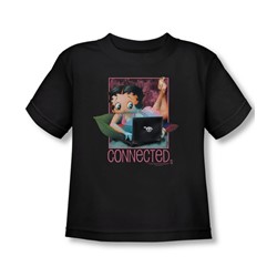 Betty Boop - Connected Toddler T-Shirt In Black