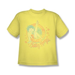 Betty Boop - Classy Dame Big Boys T-Shirt In Banana