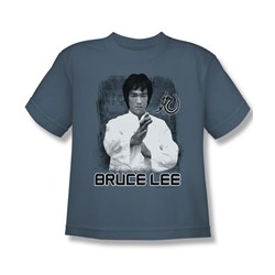 Bruce Lee - Concentrate Big Boys T-Shirt In Slate