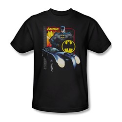 Batman - Bat Racing Adult T-Shirt In Black
