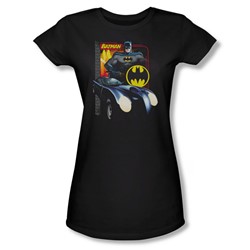 Batman - Bat Racing Juniors T-Shirt In Black
