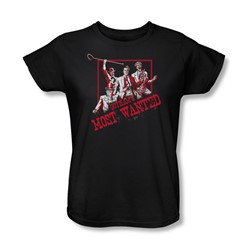 Batman - Gotham's Most Wanted Womens T-Shirt In Black