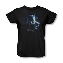 Batman - Don't Mess With The Bat Womens T-Shirt In Black