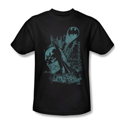 Batman - Gritted Teeth Adult T-Shirt In Black