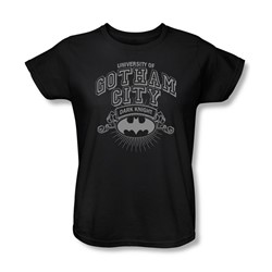 Batman - University Of Gotham Womens T-Shirt In Black