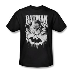 Batman - Bat Metal Adult T-Shirt In Black