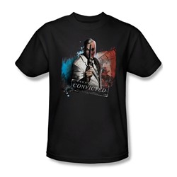 Batman: Arkham City - Two Face Convicted Adult T-Shirt In Black