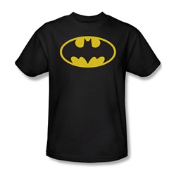 Batman - Classic Batman Logo Adult T-Shirt In Black