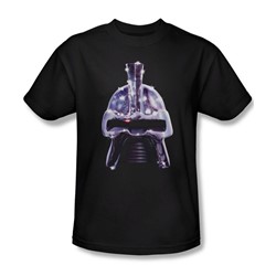 Battlestar Galactica - Retro Cylon Head Adult T-Shirt In Black