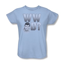 Andy Griffith - Wwad? Womens T-Shirt In Light Blue
