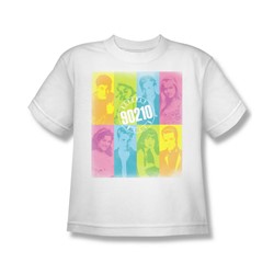 Beverly Hills 90210 - Color Block Of Friends Big Boys T-Shirt In White