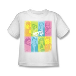 Beverly Hills 90210 - Color Block Of Friends Juvee T-Shirt In White