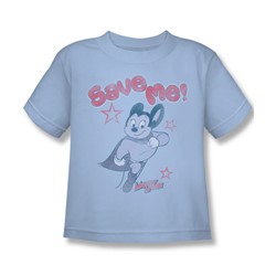 Mighty Mouse - Save Me Juvee T-Shirt In Light Blue