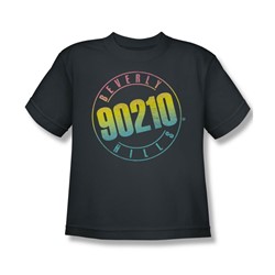 Beverly Hills 90210 - Color Blend Logo Big Boys T-Shirt In Charcoal