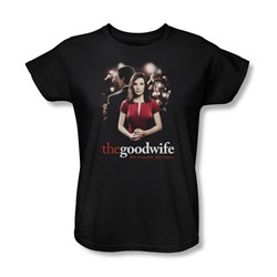The Good Wife - Bad Press Womens T-Shirt In Black