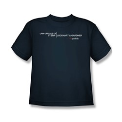 The Good Wife - Law Offices Big Boys T-Shirt In Navy