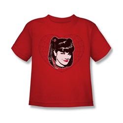 Ncis - Abby Heart Juvee T-Shirt In Red