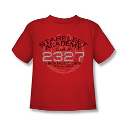 Star Trek - Picard Graduation Juvee T-Shirt In Red