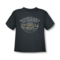 Star Trek - Sisko Graduation Toddler T-Shirt In Charcoal